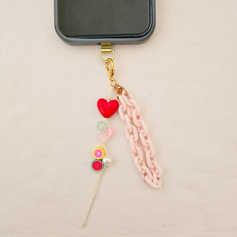 Phone Charm Candy Chain – Charm para móvil cute y minimal