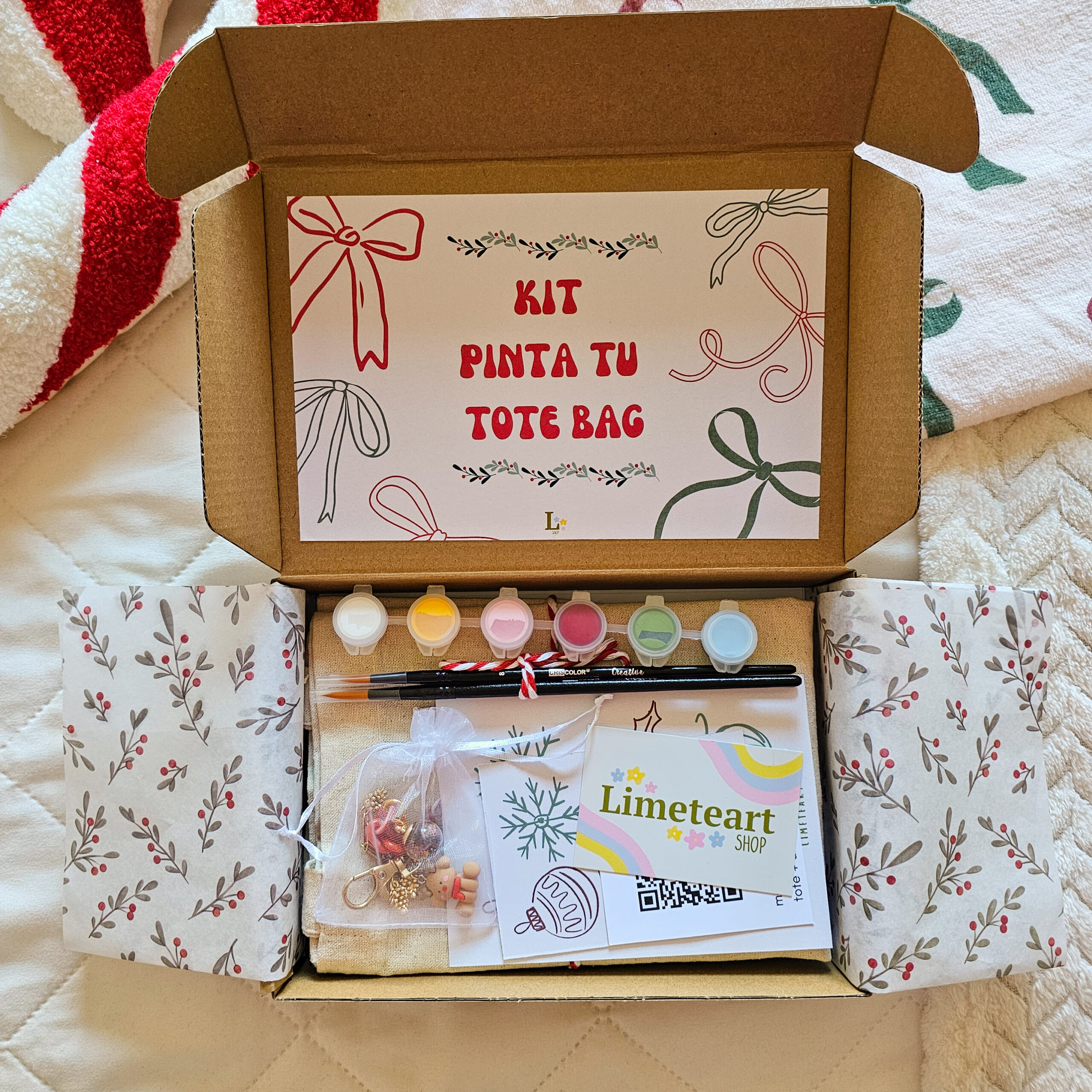 Kit Pinta tu Tote – Edición Navidad 🎄 (Limited Edition) - Imagen 8