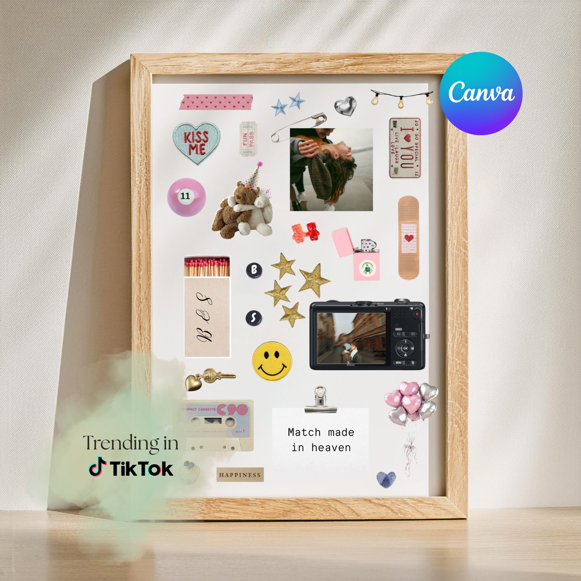 Camiseta Personalizada Collage – Tu Historia en una Camiseta (Oversize + Plantilla Editable) - Imagen 3